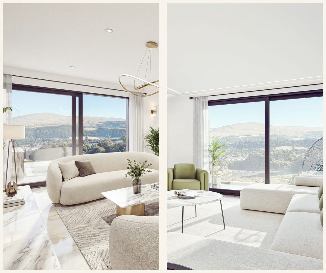 Formal lounge and family lounge