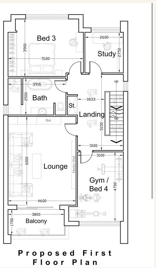 First floor plan