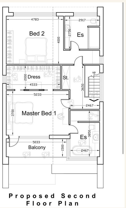 Second floor plan